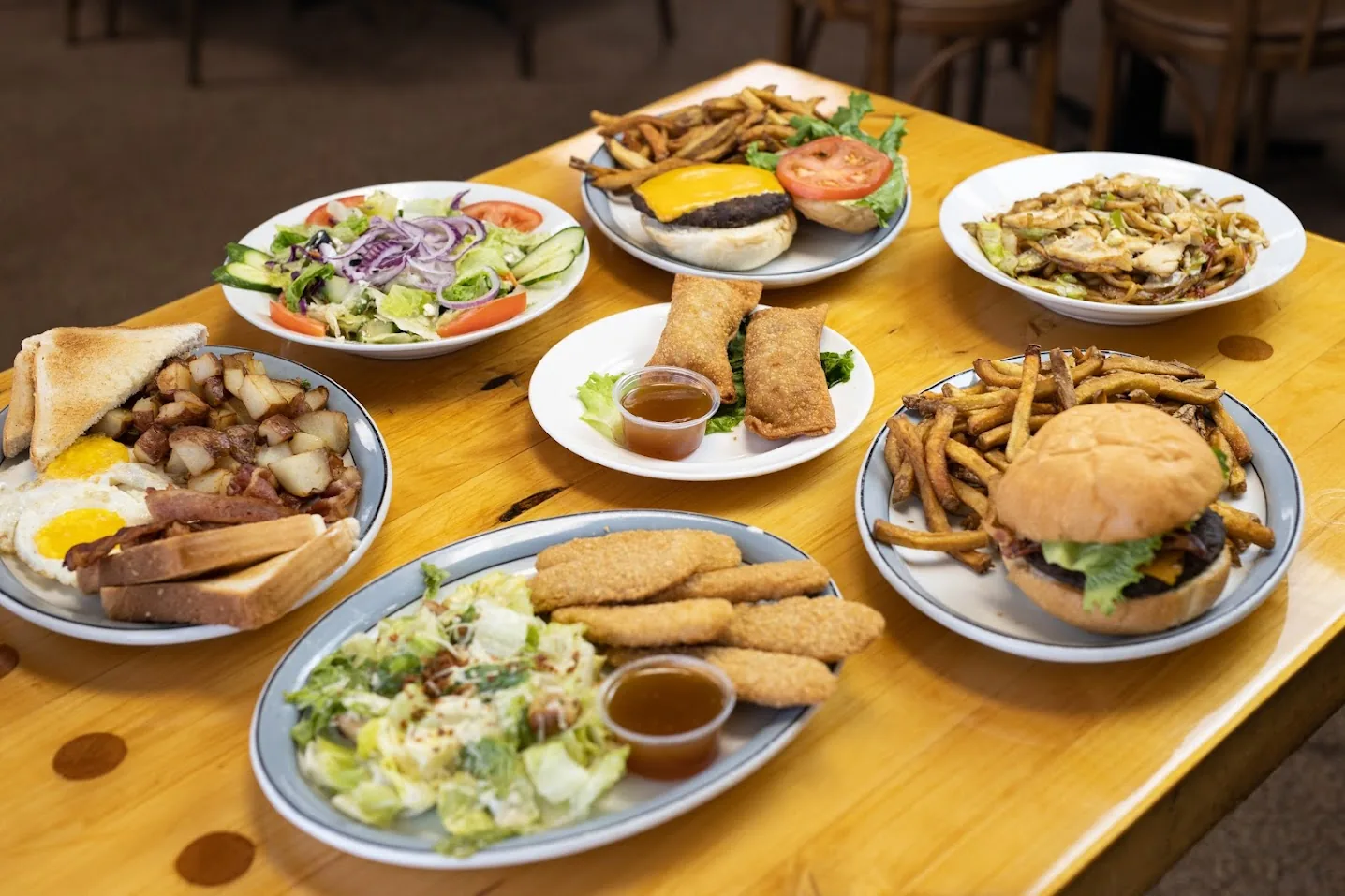 A selection of signature dishes from Clavet Cafe